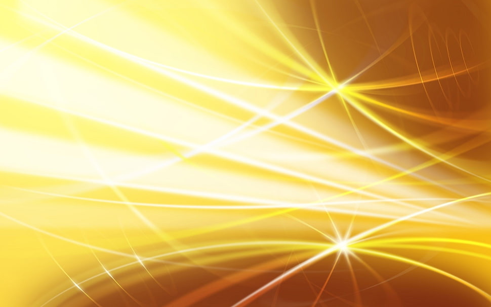 yellow and brown 3D wallpaper HD wallpaper